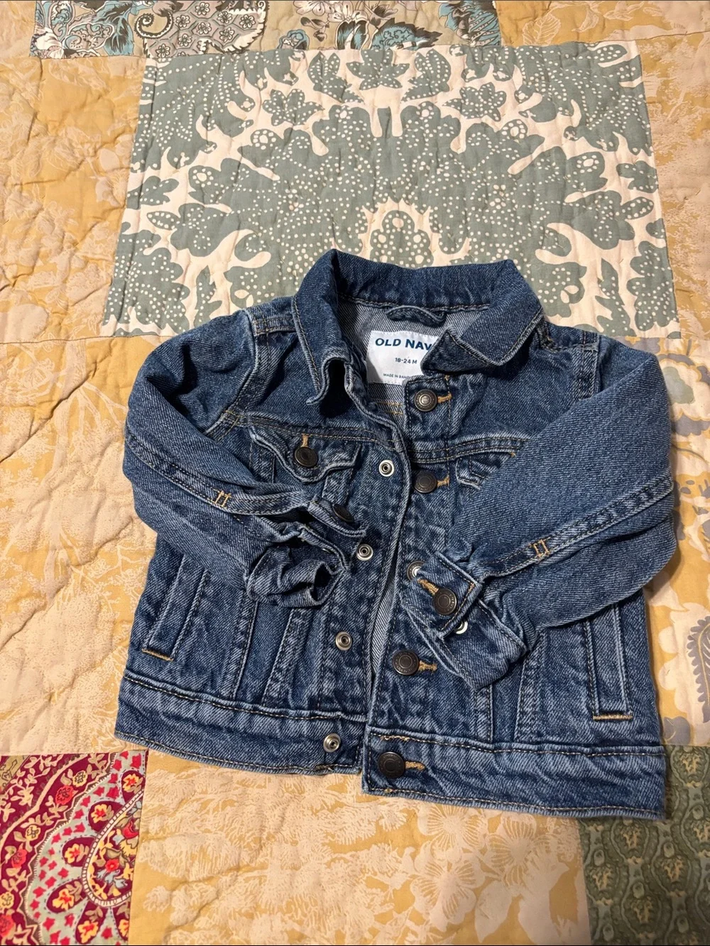 Old Navy Dark Blue Kids' Denim Jacket